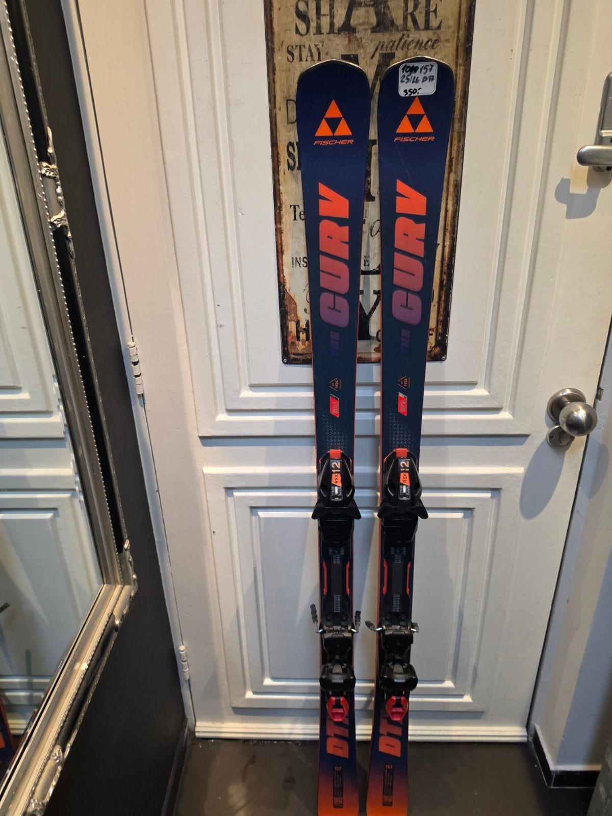 157cm 2025/26 FISCHER RC4 THE CURV DTX 1000€  GEVORDERD, 140 tot 160 cm, Fischer, Ophalen of Verzenden, Zo goed als nieuw