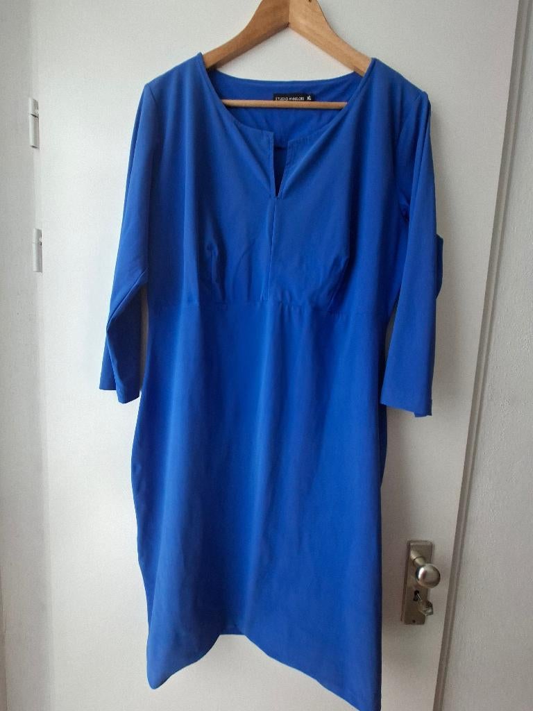 *** Koningsblauwe jurk Studio Anneloes***, Studio Anneloes, Blauw, Maat 46/48 (XL) of groter, Ophalen of Verzenden