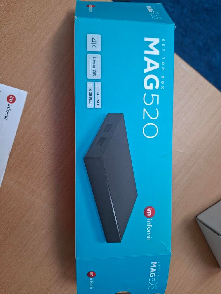 Ip tv box MAG 250 set top box, Ophalen of Verzenden, Zo goed als nieuw