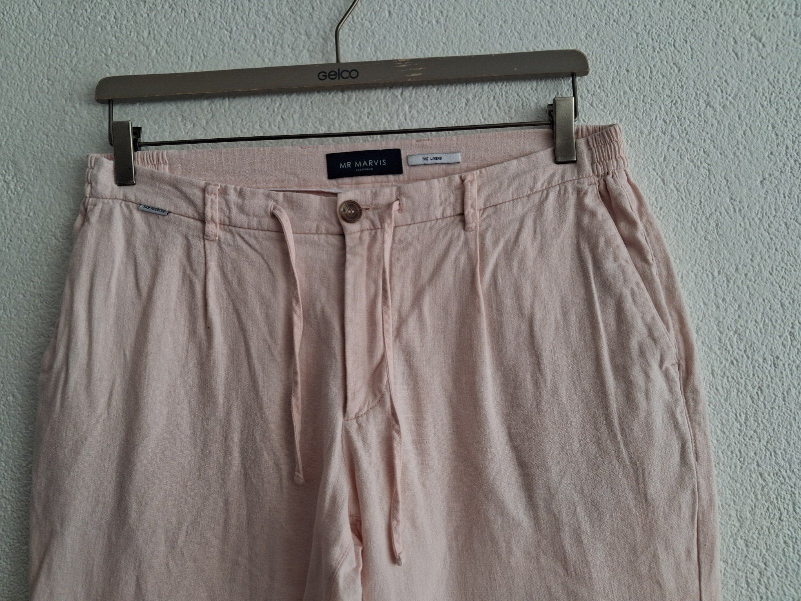 Mr Marvis The Linen broek - Roze - Maat W34 L32, Maat 52/54 (L), Ophalen of Verzenden, Roze, Mr Marvis