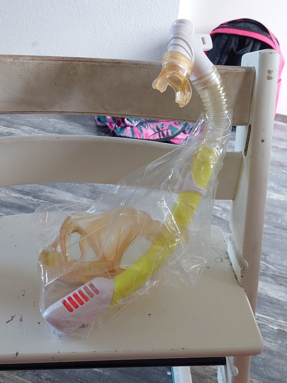 snorkelmasker duikbril met snorkel, Ophalen of Verzenden, Zo goed als nieuw, Duikbril of Snorkel
