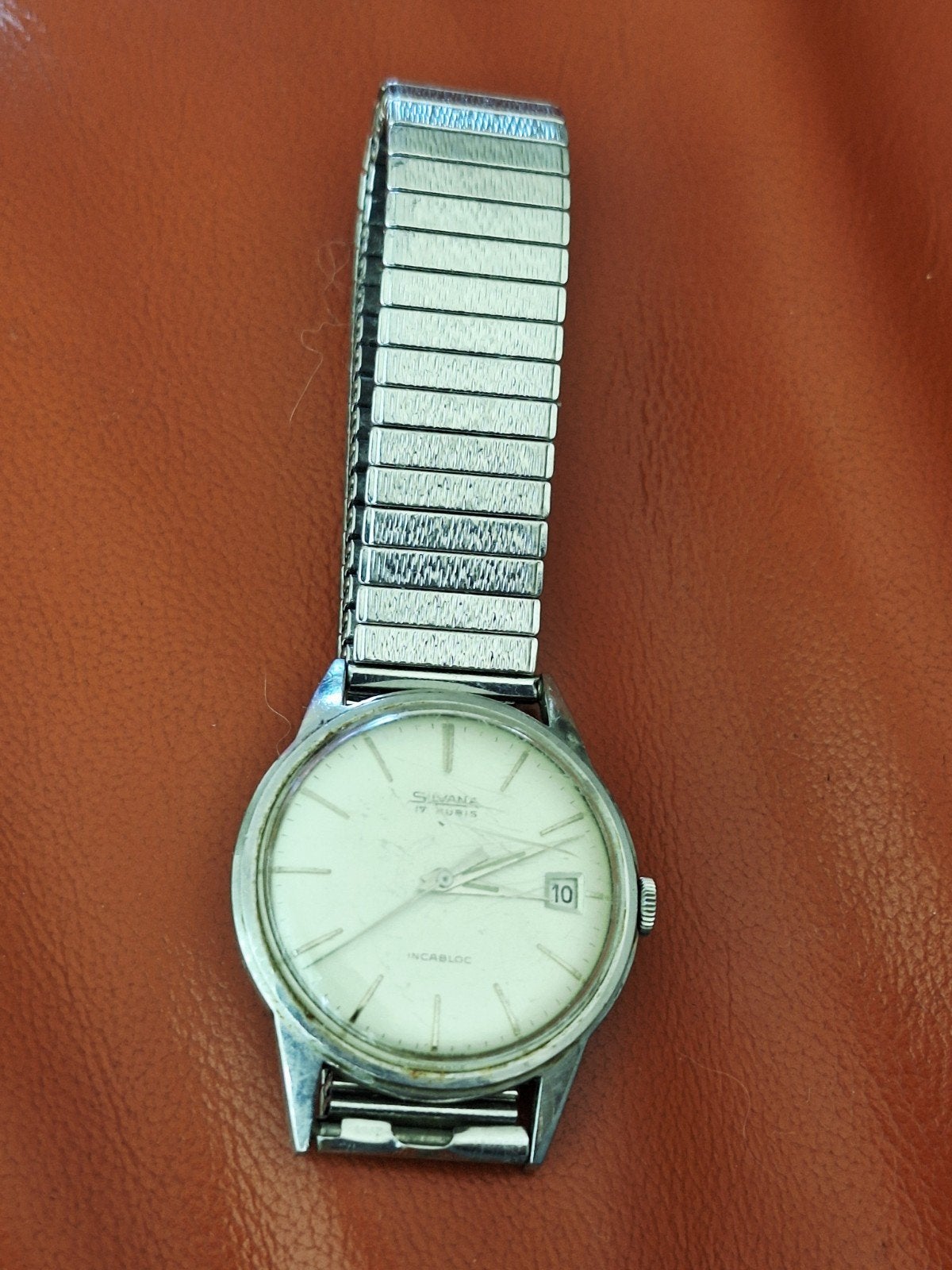 Vintage Silvana Polshorloge - Zwitsers gemaakt, Overige merken, Staal, Met bandje, Polshorloge