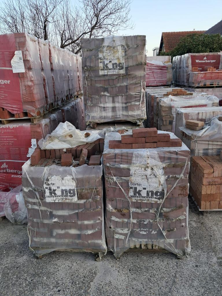 Partij wf gevelsteen rood/bruin VB Genuanceerd  3100 stuks, Ophalen