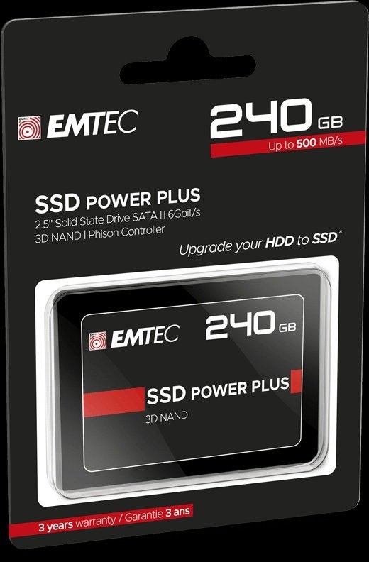 Emtec X150 Power Plus 240GB, Computers en Software, Harde schijven, Intern, EMTEC, Ophalen of Verzenden, Desktop