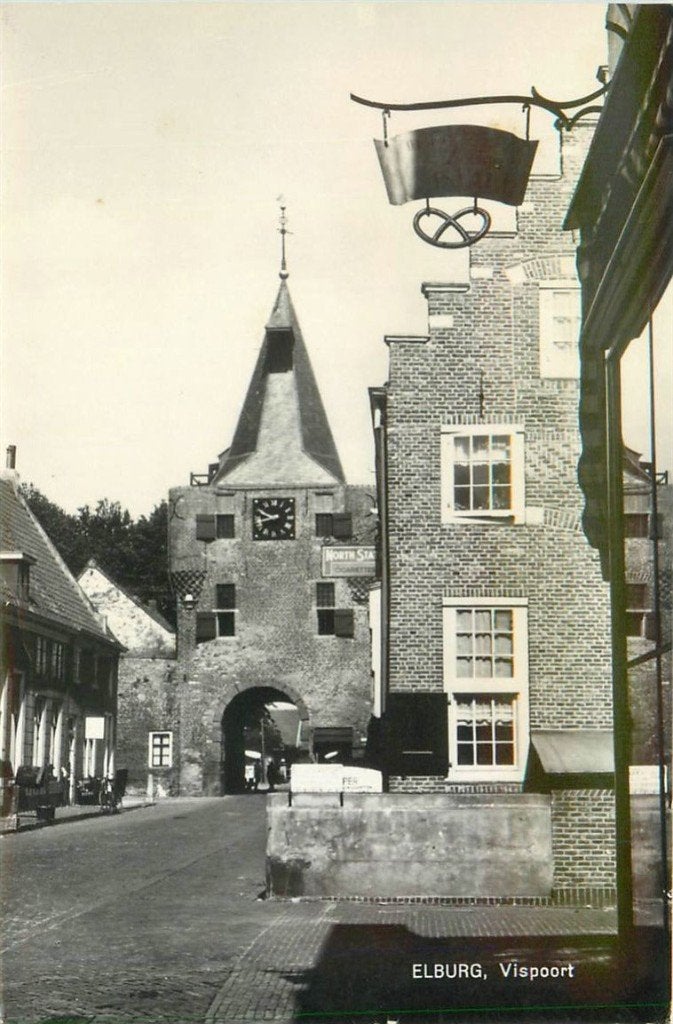 701-212-035 Elburg Vispoort, Verzenden, Voor 1920, Gelderland