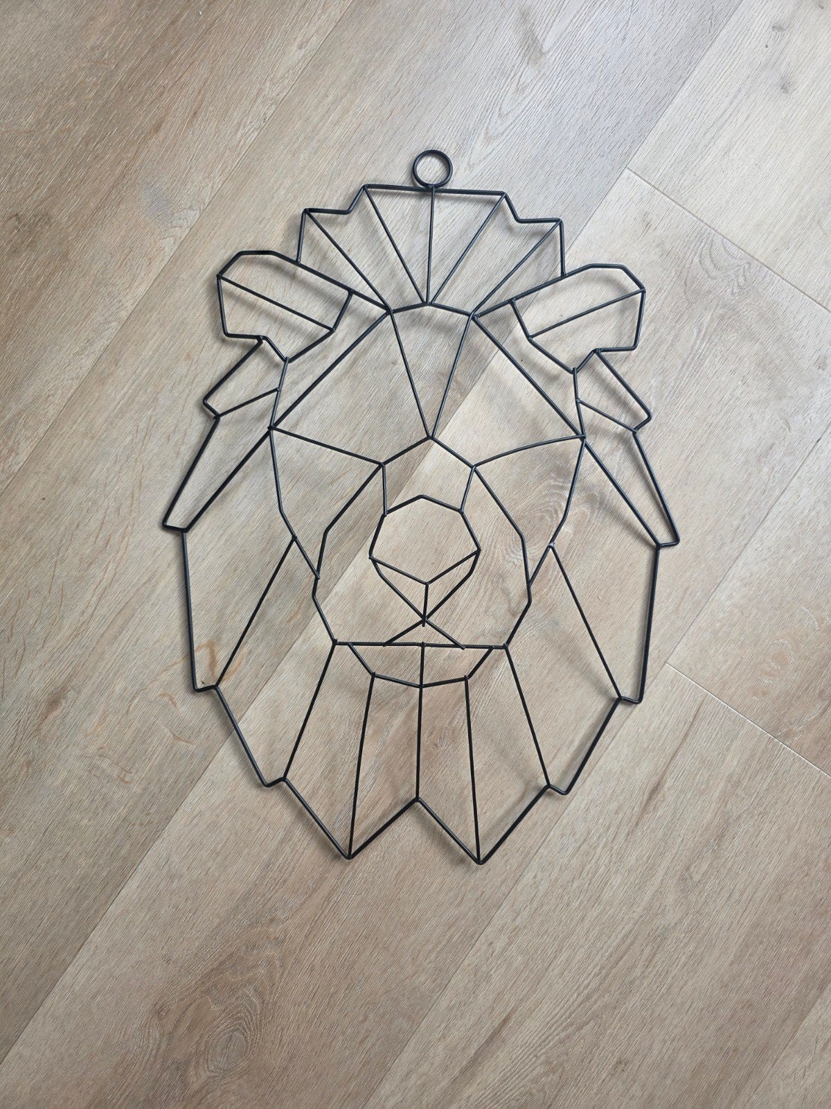 Metalen wanddecoratie leeuw, Huis en Inrichting, Ophalen of Verzenden