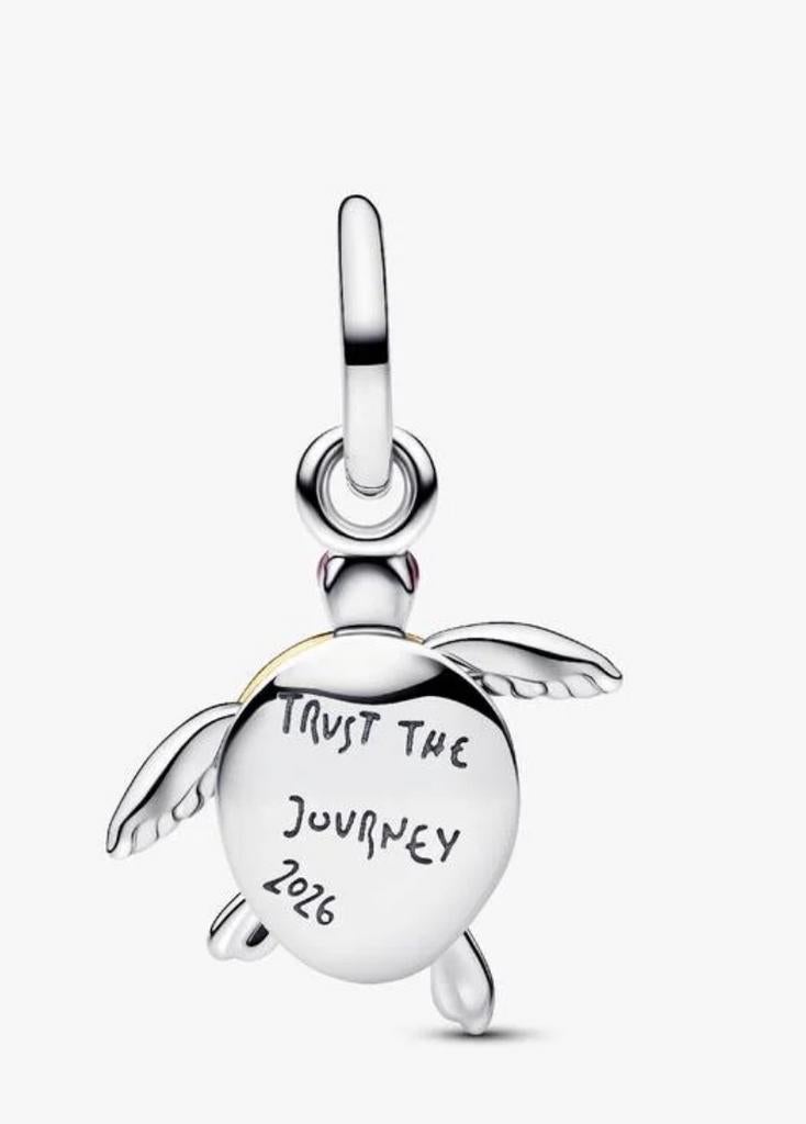 Pandora Bedel Schildpad 'Trust the Journey' 2026, Sieraden, Tassen en Uiterlijk, Bedels, Verzenden, Pandora, Nieuw, 1 bedel