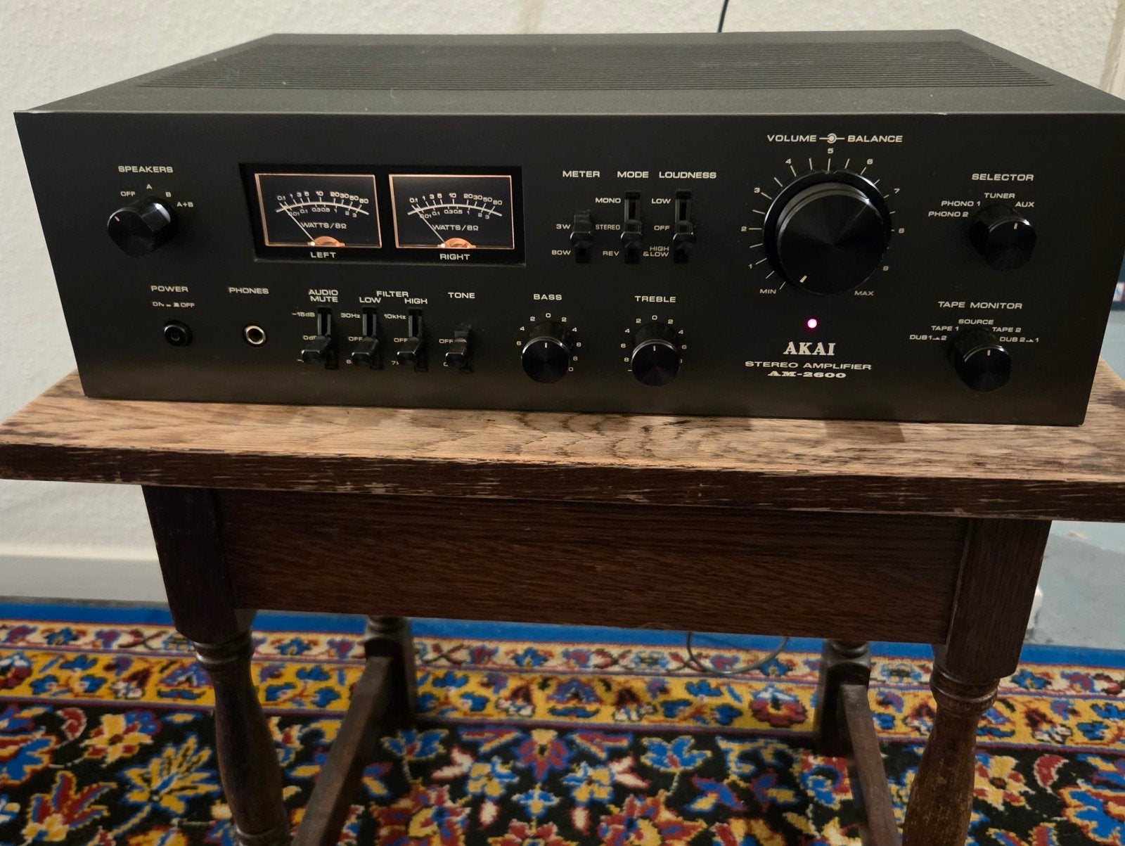Akai AM-2600 Stereo Versterker - Vintage Hifi, Overige merken, Gebruikt, Ophalen of Verzenden, 60 tot 120 watt