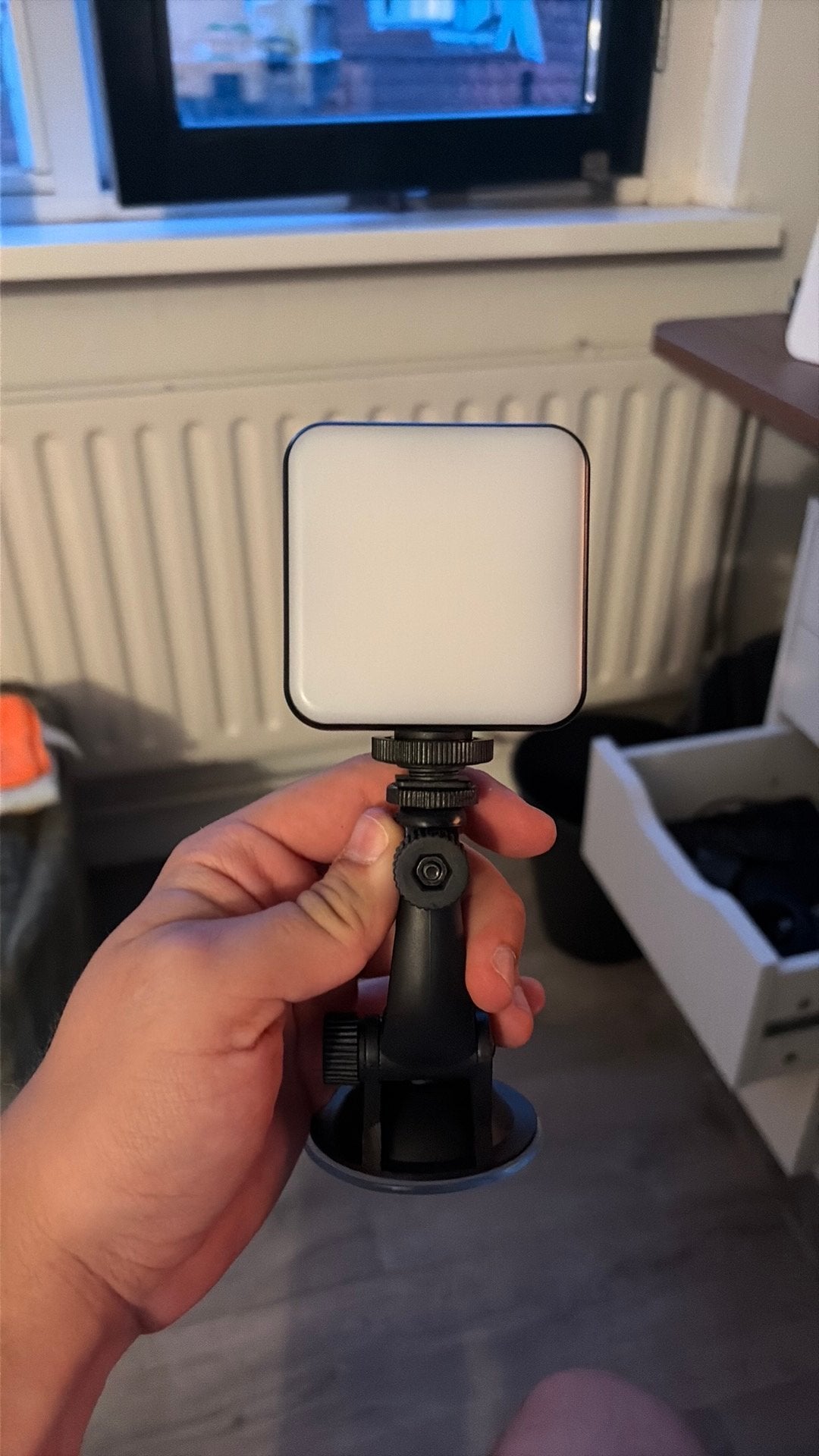 Mini LED lamp voor camera, Ophalen, Zo goed als nieuw