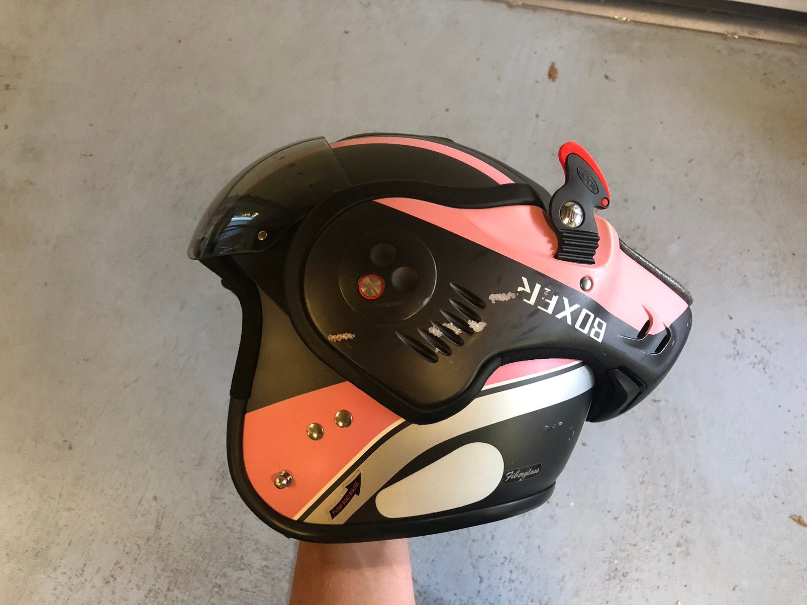 Roof Boxer v8 Small, Motoren, Kleding | Motorhelmen, Overige merken, Systeemhelm, Ophalen of Verzenden, S