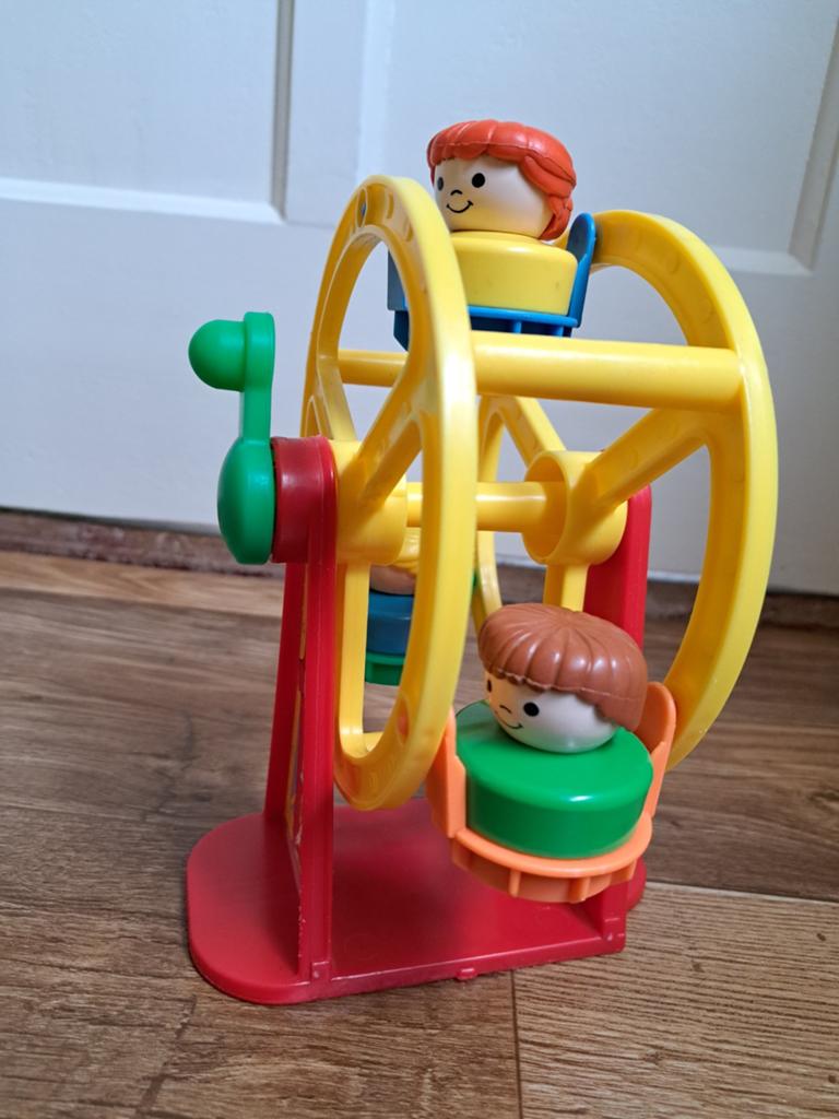 Fisher Price reuzenrad draaimolen schommel met 3 poppetjes, Ophalen of Verzenden, Jongen of Meisje