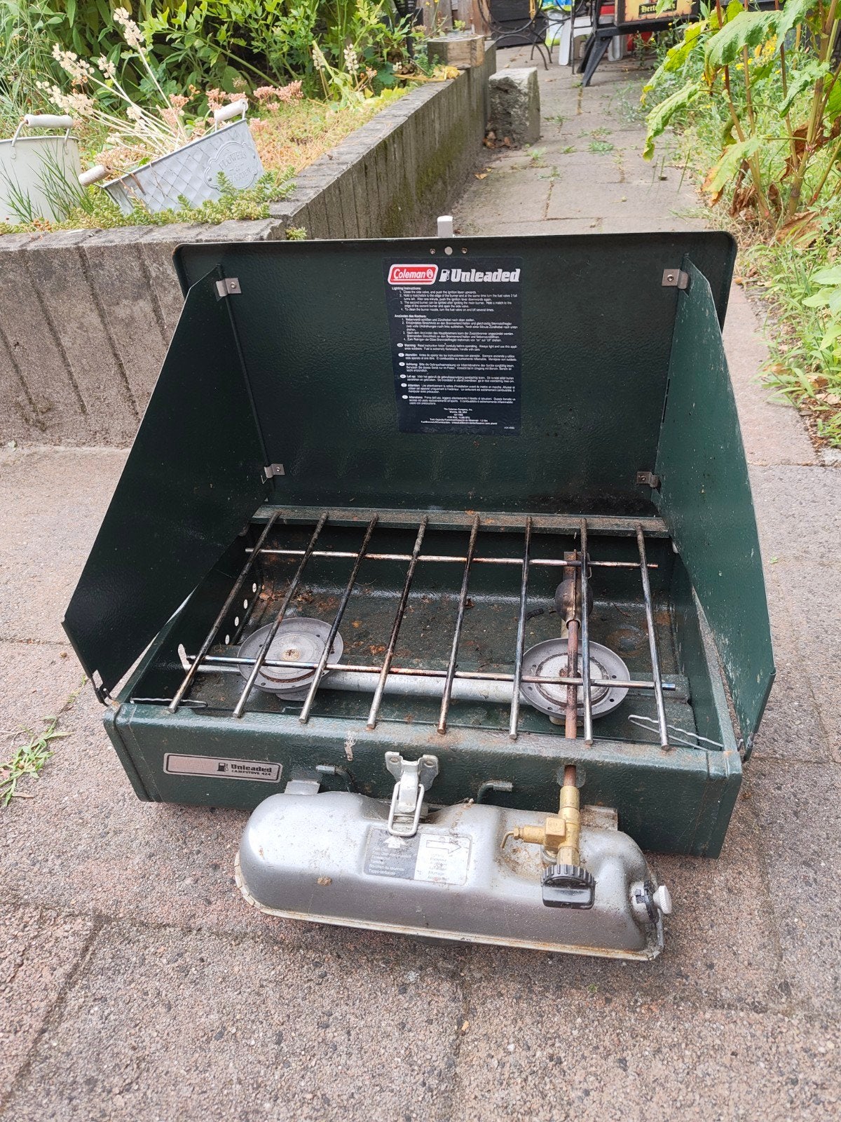 Coleman Camp Stove 424 met brandstoftankje, Ophalen, Gebruikt