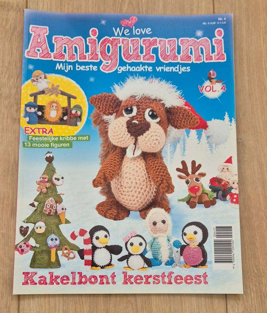 Amigurumi Magazine. Nummer 4. Kakelbont Kerstfeest., Ophalen of Verzenden, Nieuw, Haken, Patroon of Boek