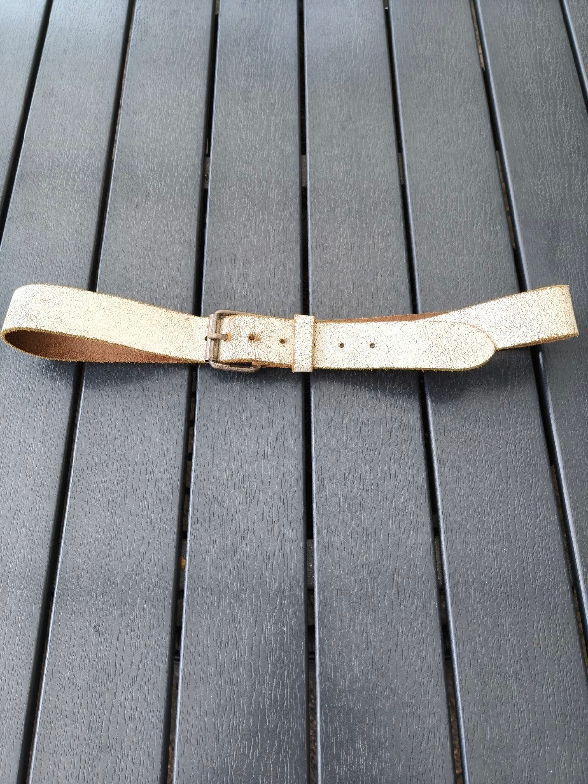 Mooie riem, Ophalen of Verzenden, Zo goed als nieuw, Wit, Riem of Ceintuur