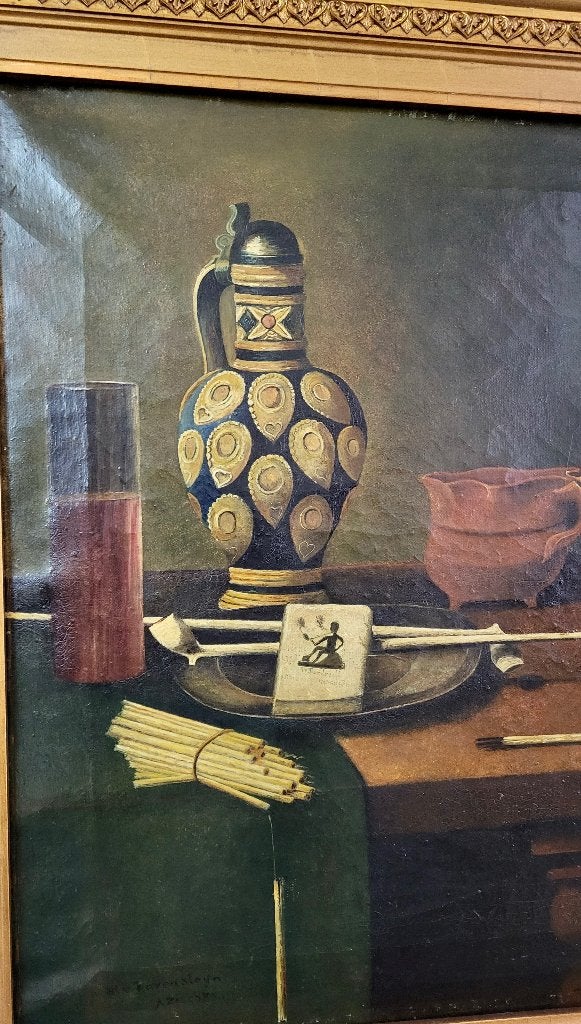 oude schilderij, Doek, Stilleven, Olieverf, Klassiek