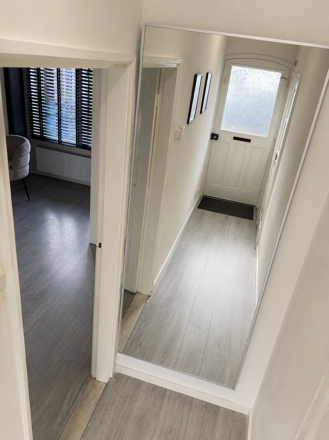 Grote IKEA Hovet spiegel (196x78 cm), Huis en Inrichting, Ophalen, Gebruikt, 75 tot 100 cm, 150 tot 200 cm