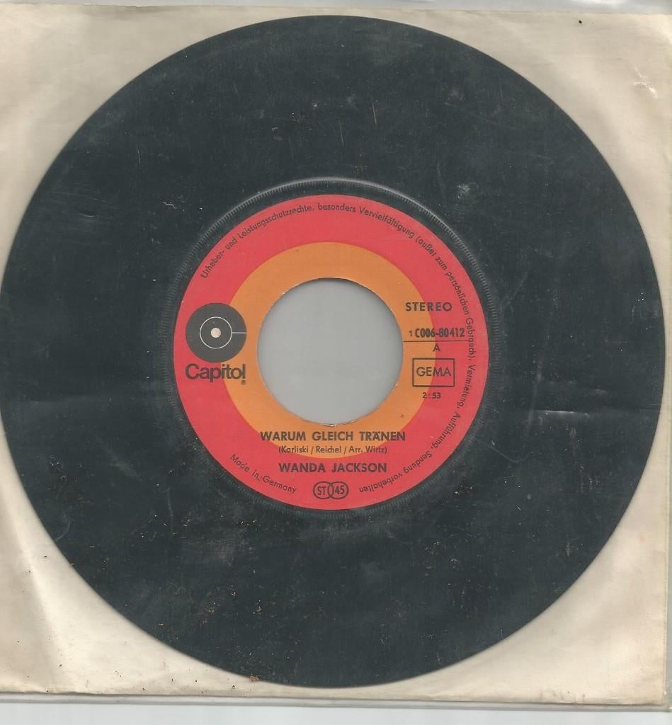 Wanda Jackson ‎: Warum gleich Tränen (1970), Ophalen of Verzenden, Gebruikt, Pop