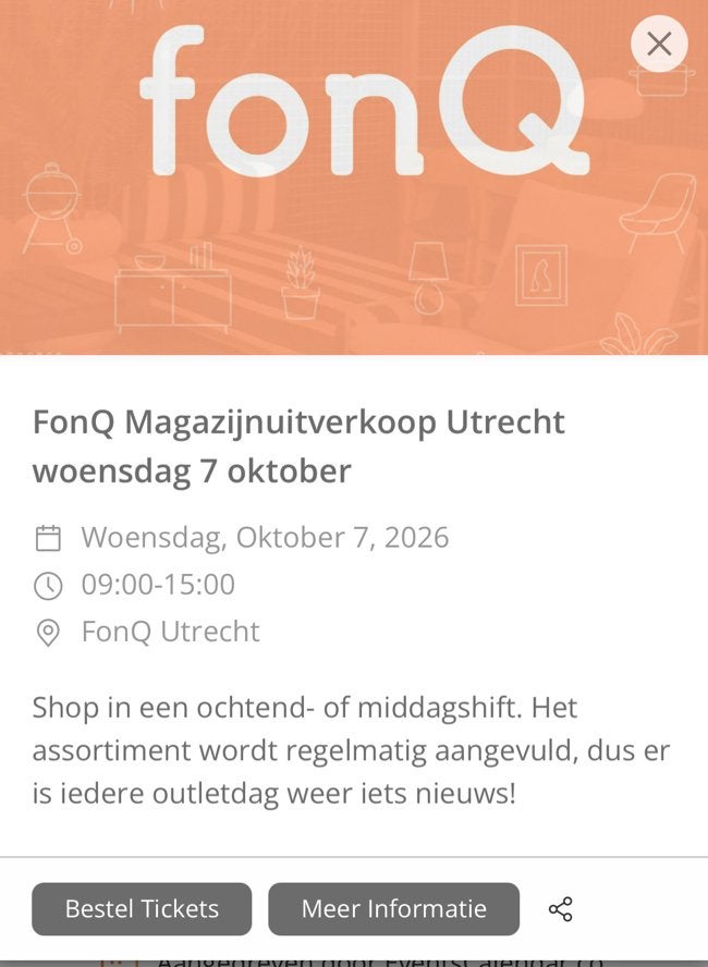 GEZOCHT fonq magazijnverkoop 7-10, Twee personen, Overige soorten