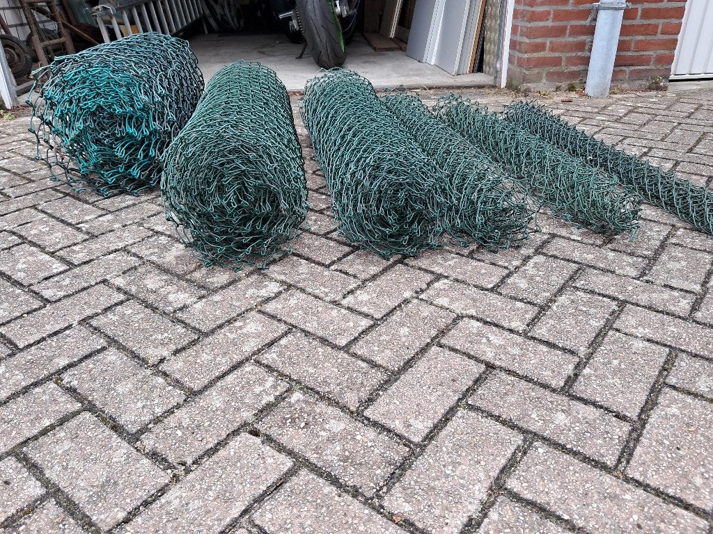 Groen geplastificeerd hekwerk, Ophalen, Minder dan 10 meter