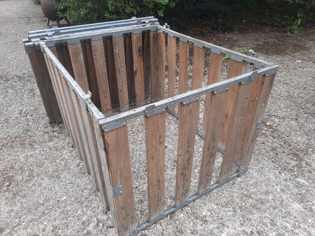 Houten kist/krat, Ophalen, Gebruikt, 100 cm of meer, Opvouwbaar