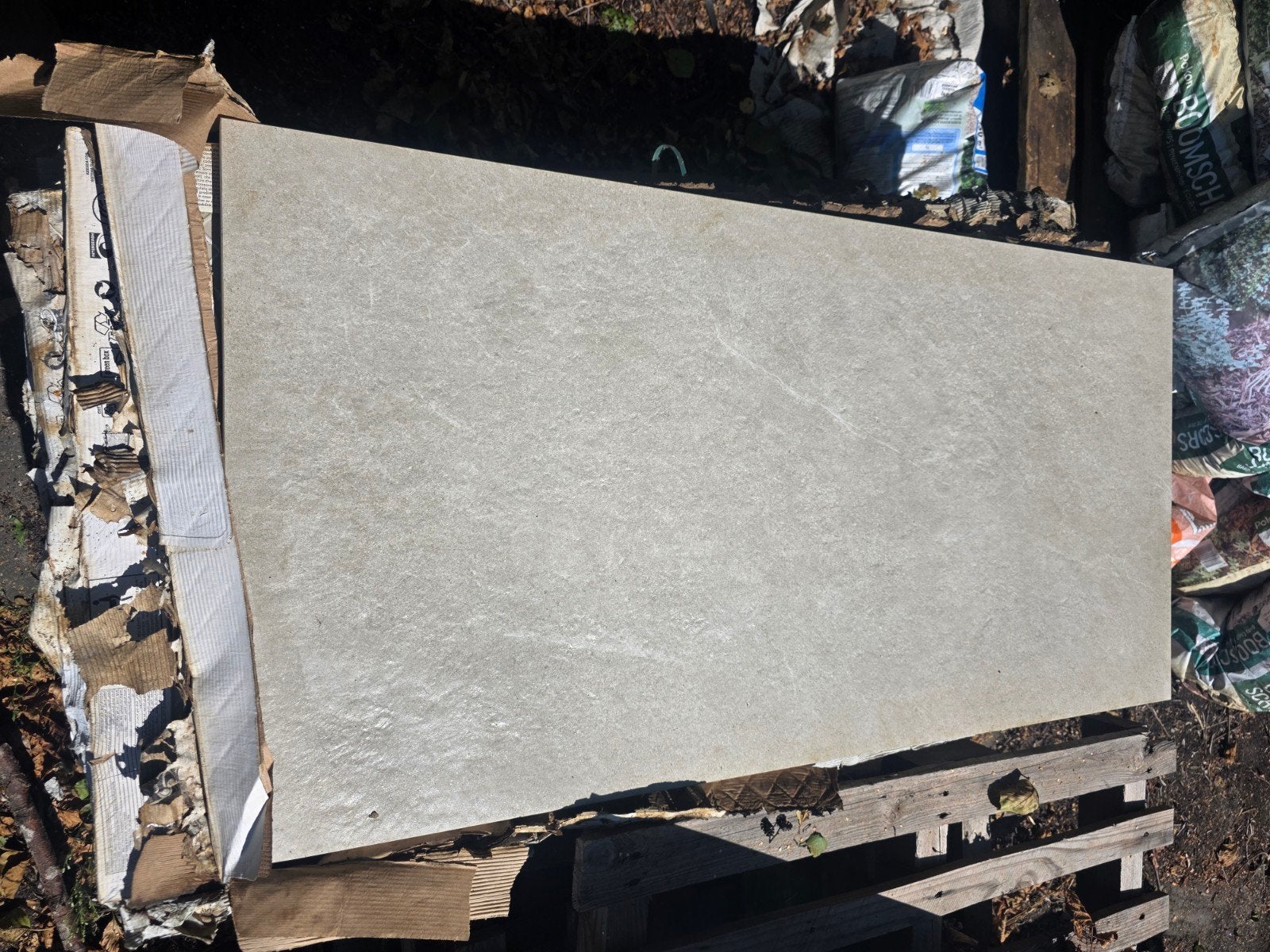 Nieuwe Keramische Tegels 60x120x2 cm voor Buiten (14,4 m²), Tuin en Terras, Tegels en Klinkers, Ophalen of Verzenden, Nieuw, Keramiek