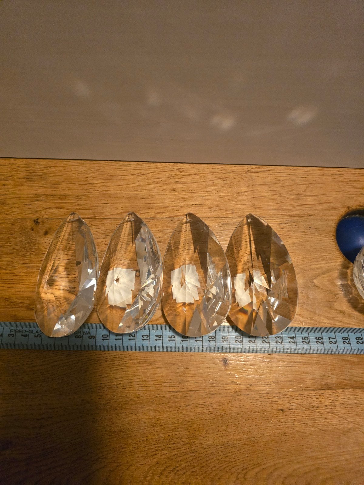 5x Decoratieve Kristallen Druppels - Glazen Ornamenten, Ophalen