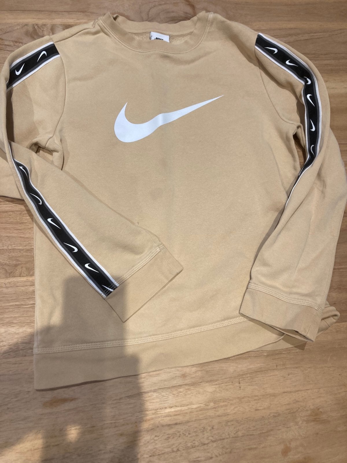 Nike swearshirt beige 147-158cm, Ophalen, Gedragen, Overige maten, Beige