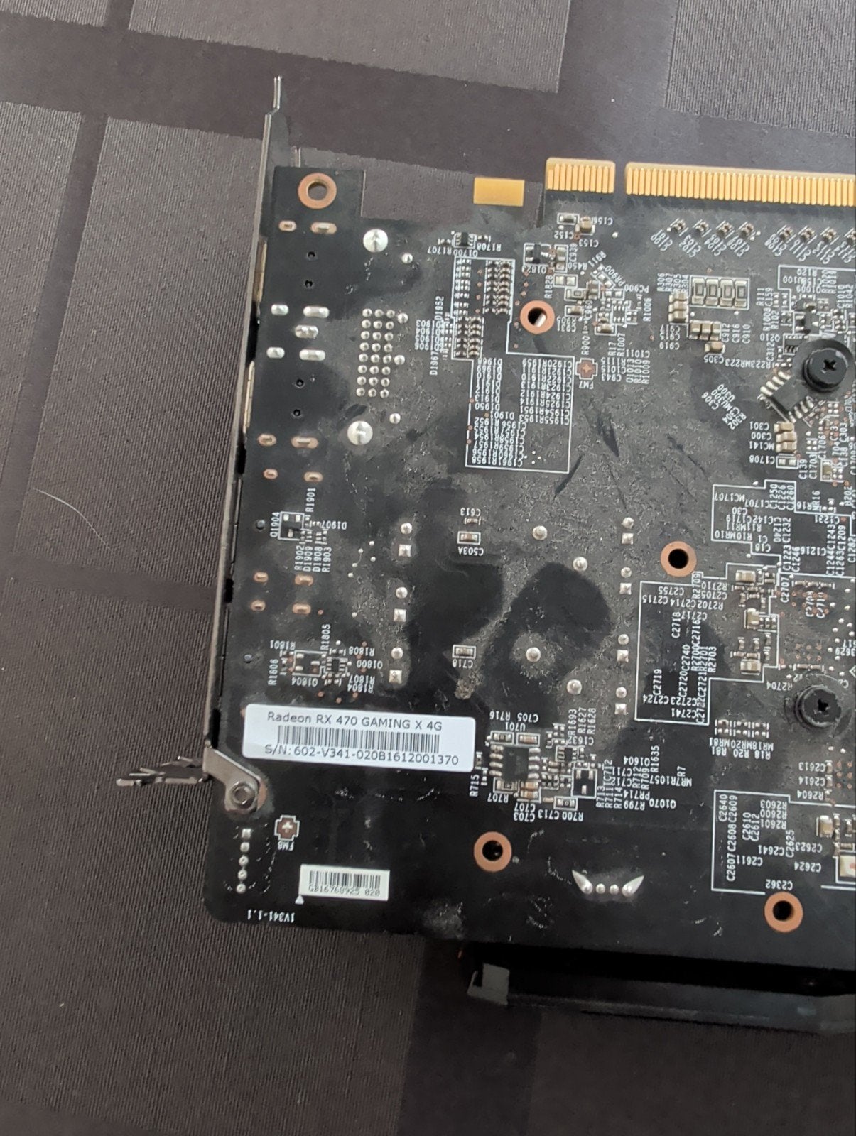 MSI Radeon RX 470 GAMING X 4G Videokaart, PCI-Express 3, Gebruikt, AMD, HDMI