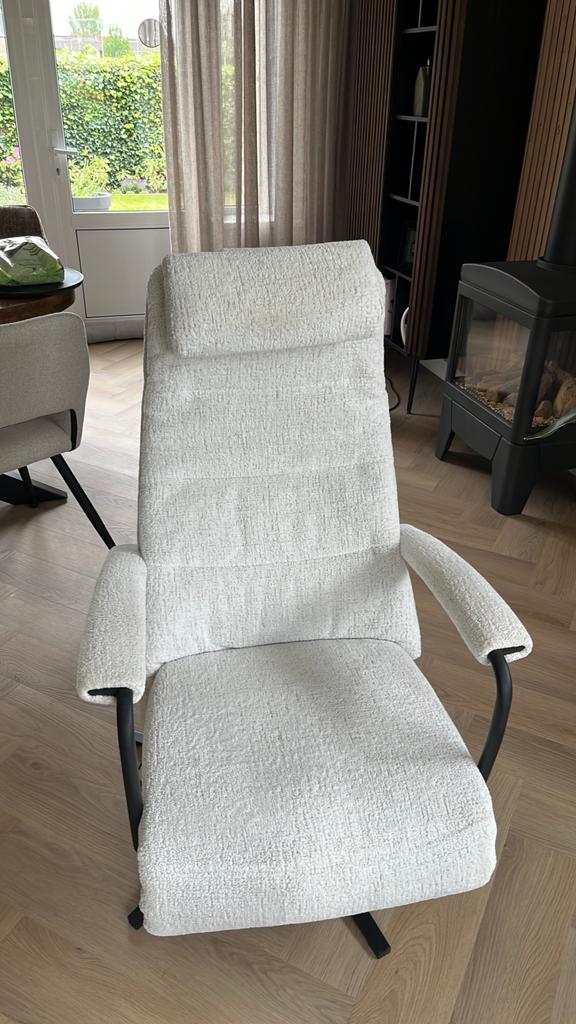 Prominent relax fauteuil, Huis en Inrichting, Stoelen, Zwart, Ophalen of Verzenden, Zo goed als nieuw, Eén