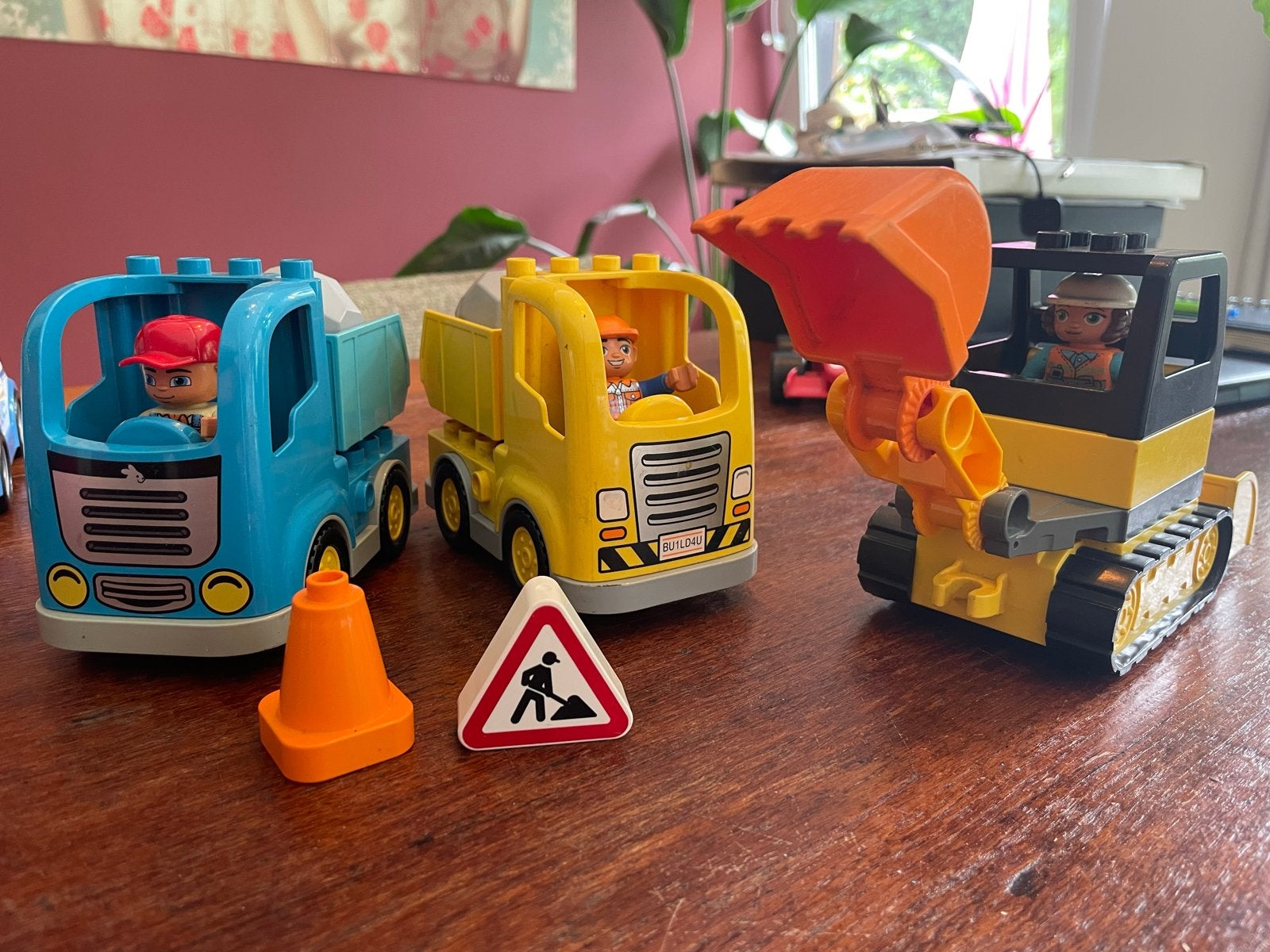 Grote partij LEGO Duplo met voertuigen, dieren en meer!, Inclusief minifiguren, Gebruikt, Ophalen of Verzenden, Duplo