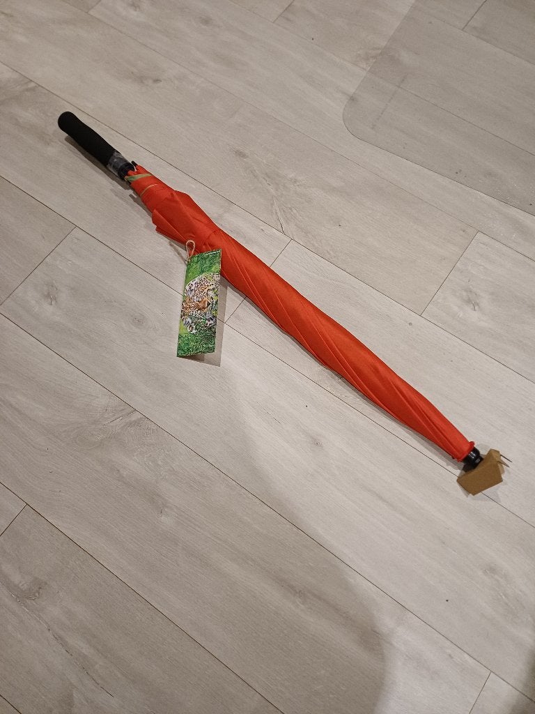 Postcode loterij paraplu met luipaard motief, Ophalen of Verzenden, Nieuw, Overige kleuren