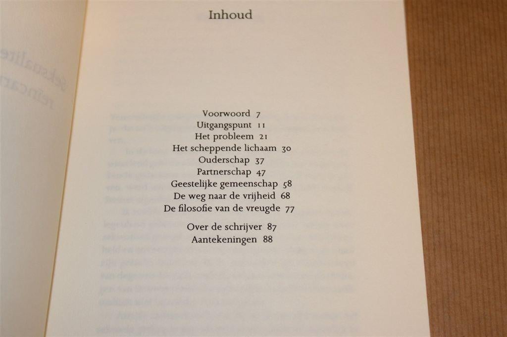 Seksualiteit — Reïncarnatie en Vrijheid, Boeken, Ophalen of Verzenden, Gelezen, Overige onderwerpen, Achtergrond en Informatie