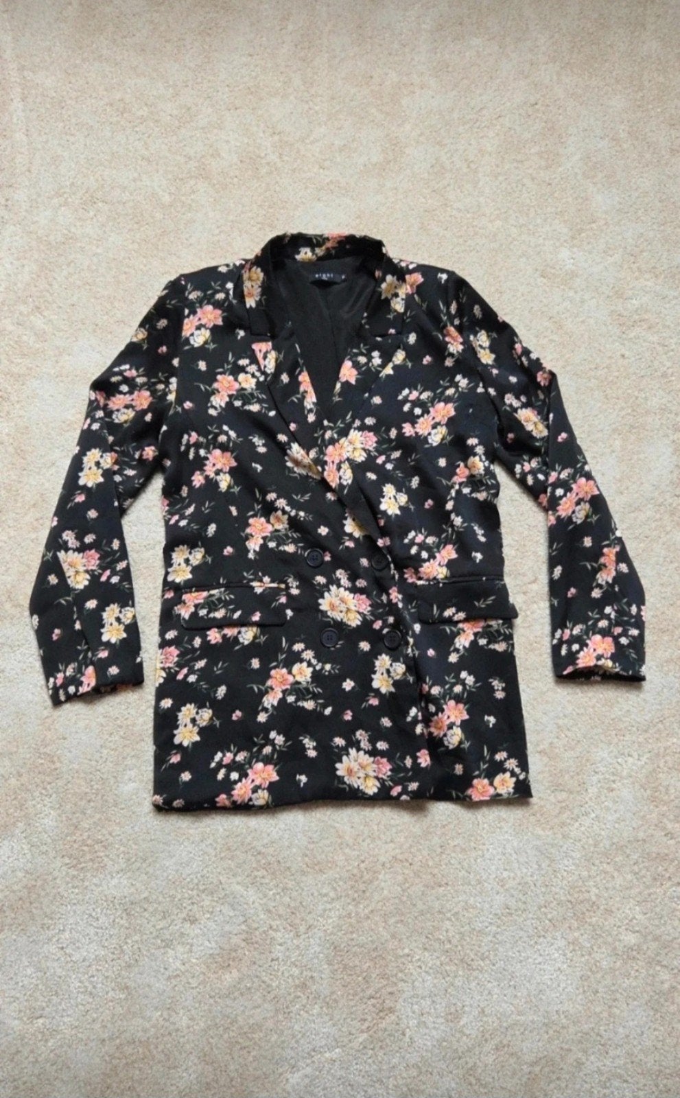 Lange blazer maat M, Kleding | Dames, Maat 38/40 (M), Eight paris, Zwart, Ophalen of Verzenden