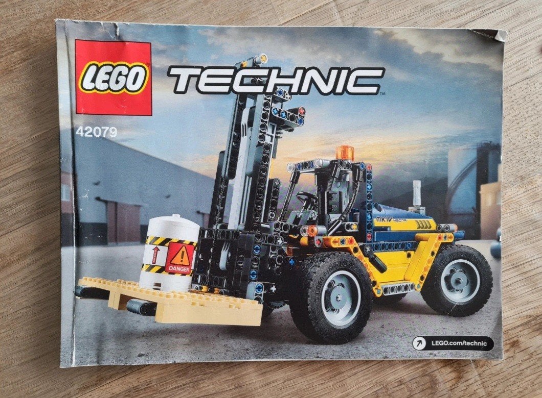 Lego Technic Vorkheftruck (42079), Kinderen en Baby's, Speelgoed | Bouwstenen, Zo goed als nieuw, Ophalen of Verzenden