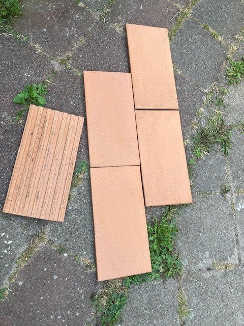 Terracotta tegels, Ophalen, Overige materialen, Minder dan 20 cm, 20 tot 40 cm