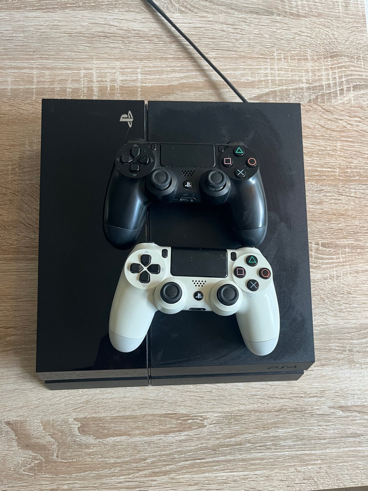 PlayStation 4 500 GB met 2 controllers, (klein defect), Ophalen of Verzenden, Gebruikt, 500 GB, Met 2 controllers