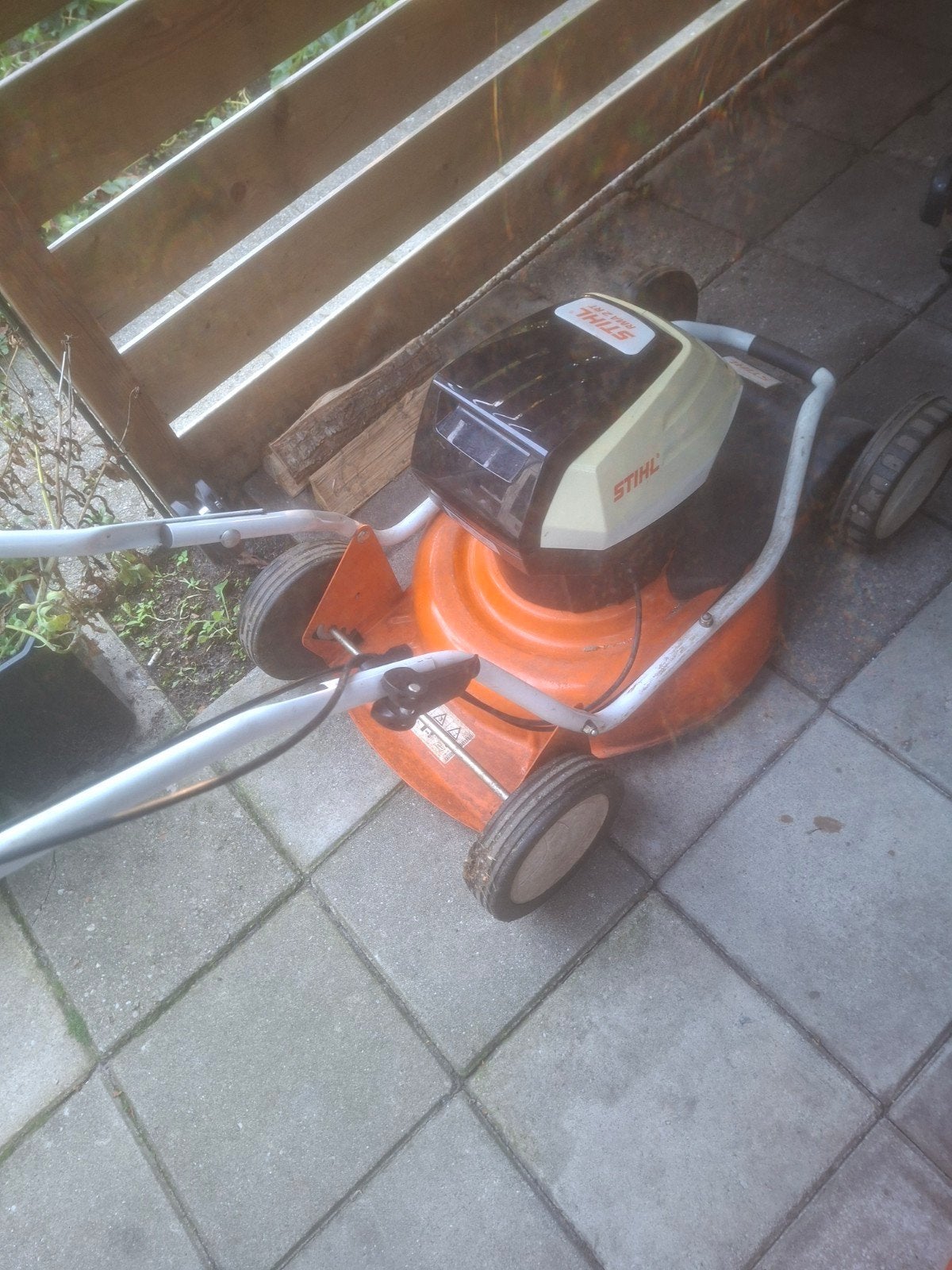 Stihl RMA 2 RT Mulchmaaier accu, Ophalen, Cirkelmaaier, Stihl, Gebruikt