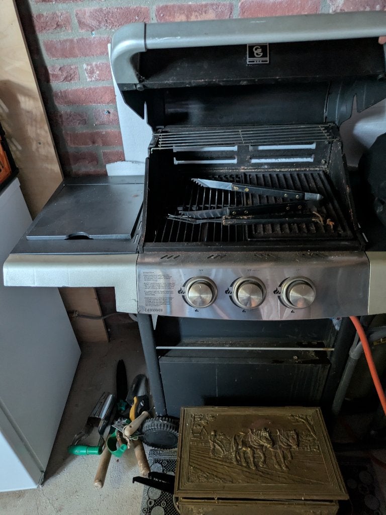 barbecue te koop!, Ophalen, Zo goed als nieuw