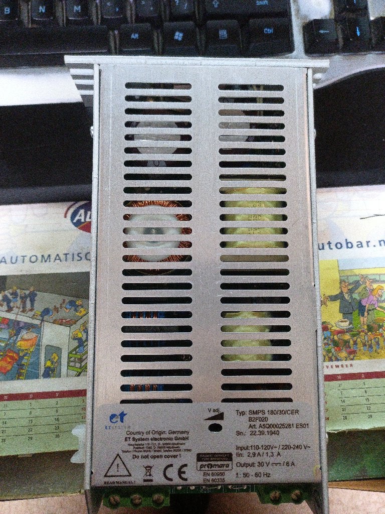 Siemens ET System SMPS 180/30/CER B2F020 Voeding 30V 6A, Ophalen of Verzenden, Zo goed als nieuw