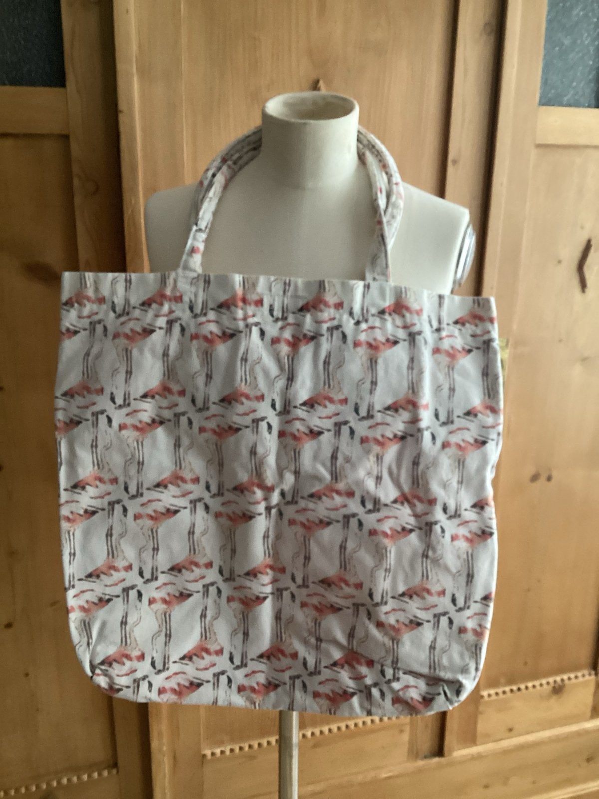 Rituals shopper met flamingo print strandtas, Sieraden, Tassen en Uiterlijk, Ophalen of Verzenden, Zo goed als nieuw, Overige kleuren