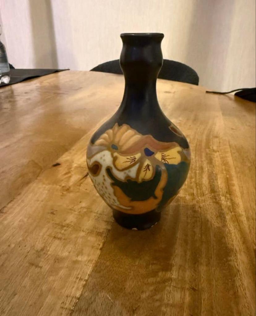 Charmant Eskaf Art Deco vaasje, circa 1920, Ophalen of Verzenden