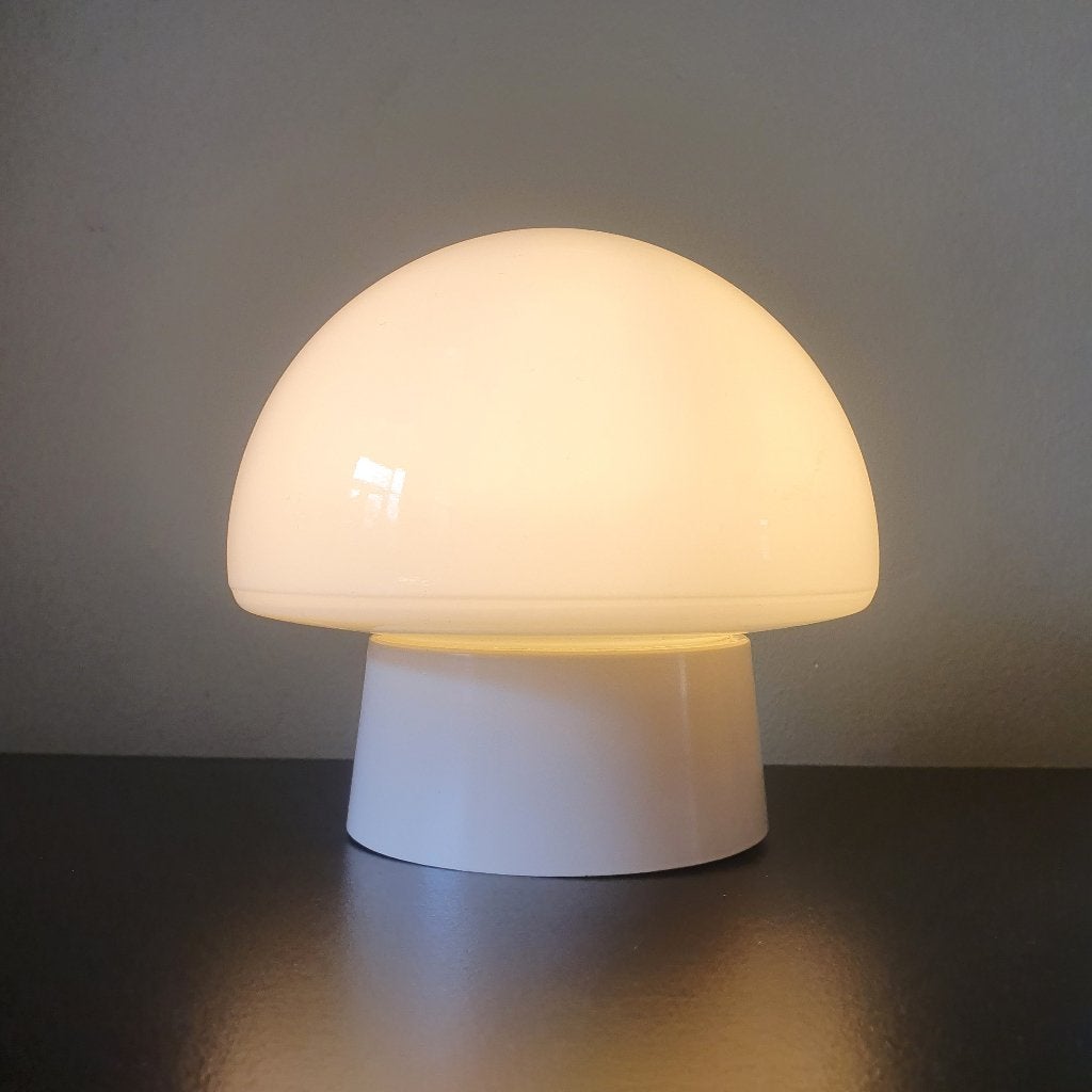 Vintage mushroom / champignon plafondlamp, Bauhaus stijl, Huis en Inrichting, Lampen | Wandlampen, Ophalen of Verzenden, Zo goed als nieuw