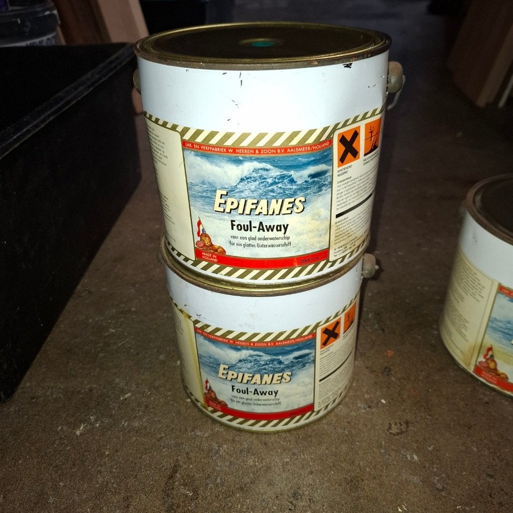 antifouling, Ophalen, Nieuw, Verven