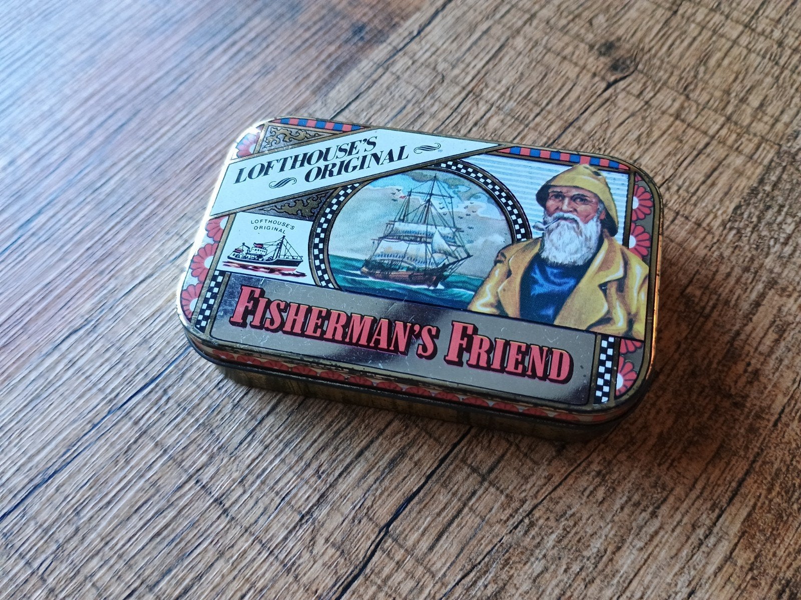 Oud Fisherman's Friend blikje, Ophalen of Verzenden, Gebruikt, Overige