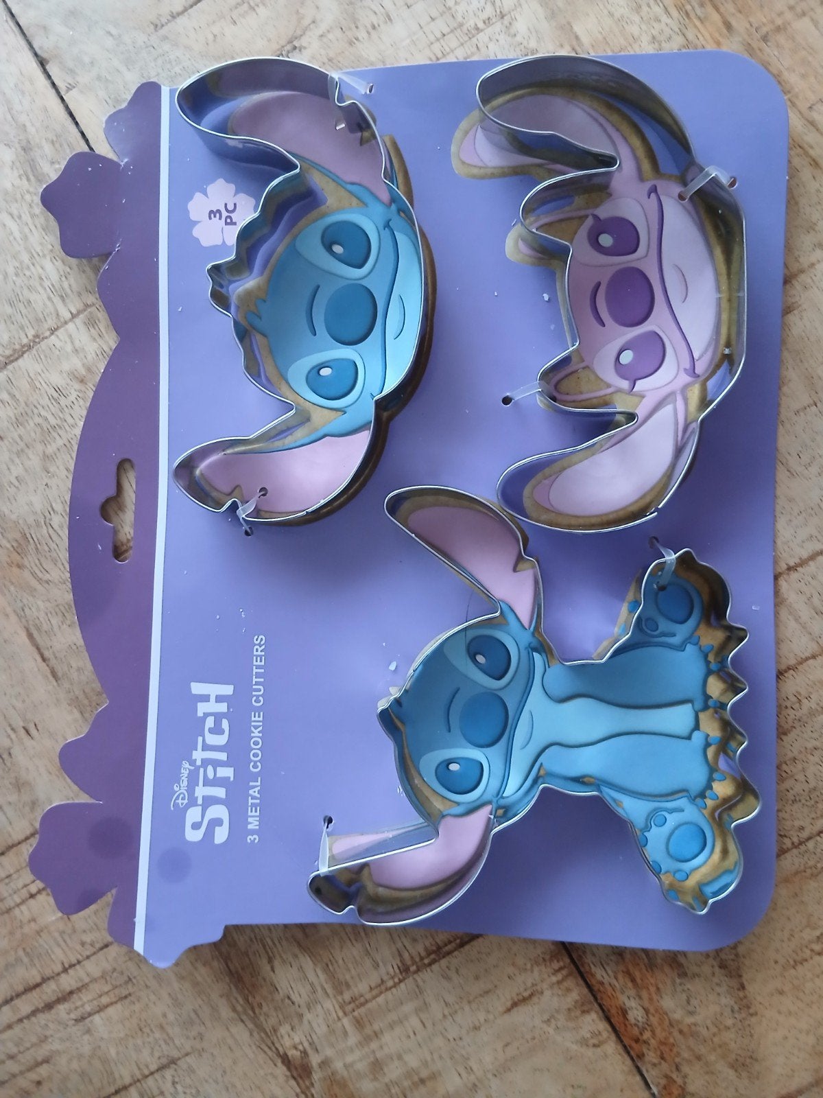 Nieuwe Disney Stitch koekjesuitstekers - 3 stuks, Ophalen, Overige typen, Nieuw, Metaal