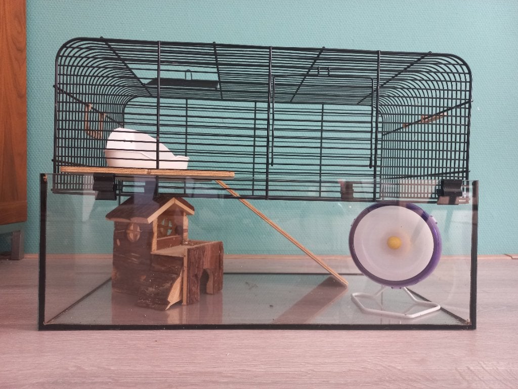 Hamsterhok, Dieren en Toebehoren, Minder dan 75 cm, Zo goed als nieuw, Ophalen, Minder dan 60 cm