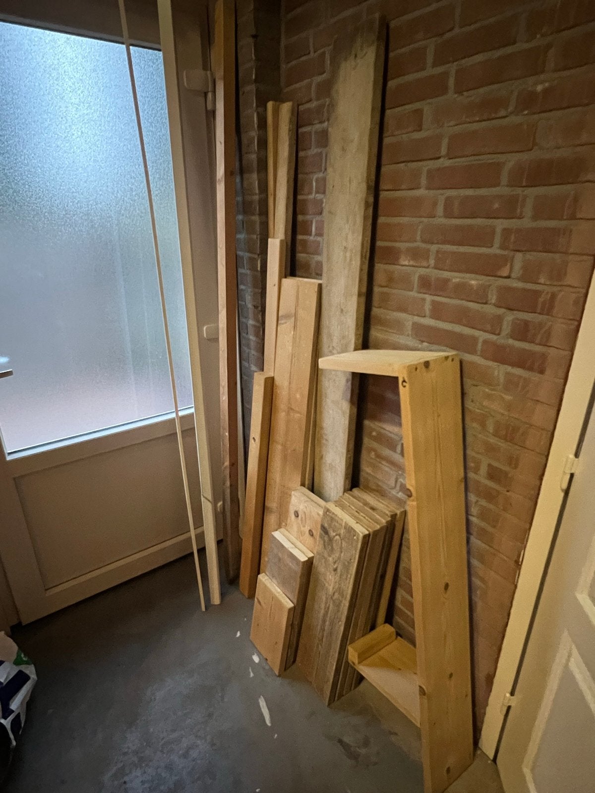 Steigerhouten planken - diverse lengtes, Doe-het-zelf en Verbouw, Ophalen, Gebruikt, Plank, Steigerhout