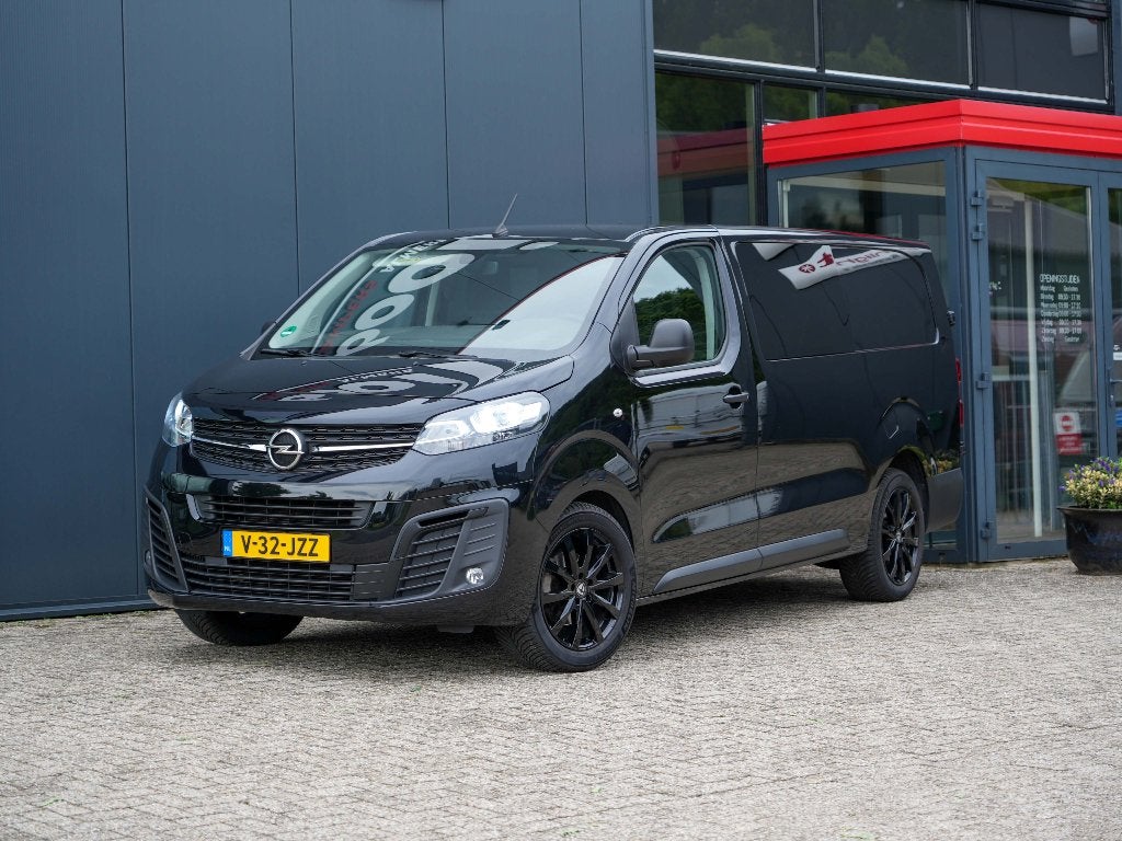 Opel Vivaro 2.0 Diesel 145 PK L3H1 Dubbele Cabine Automaat, Auto's, Stof, 4 cilinders, 2500 kg, Zwart