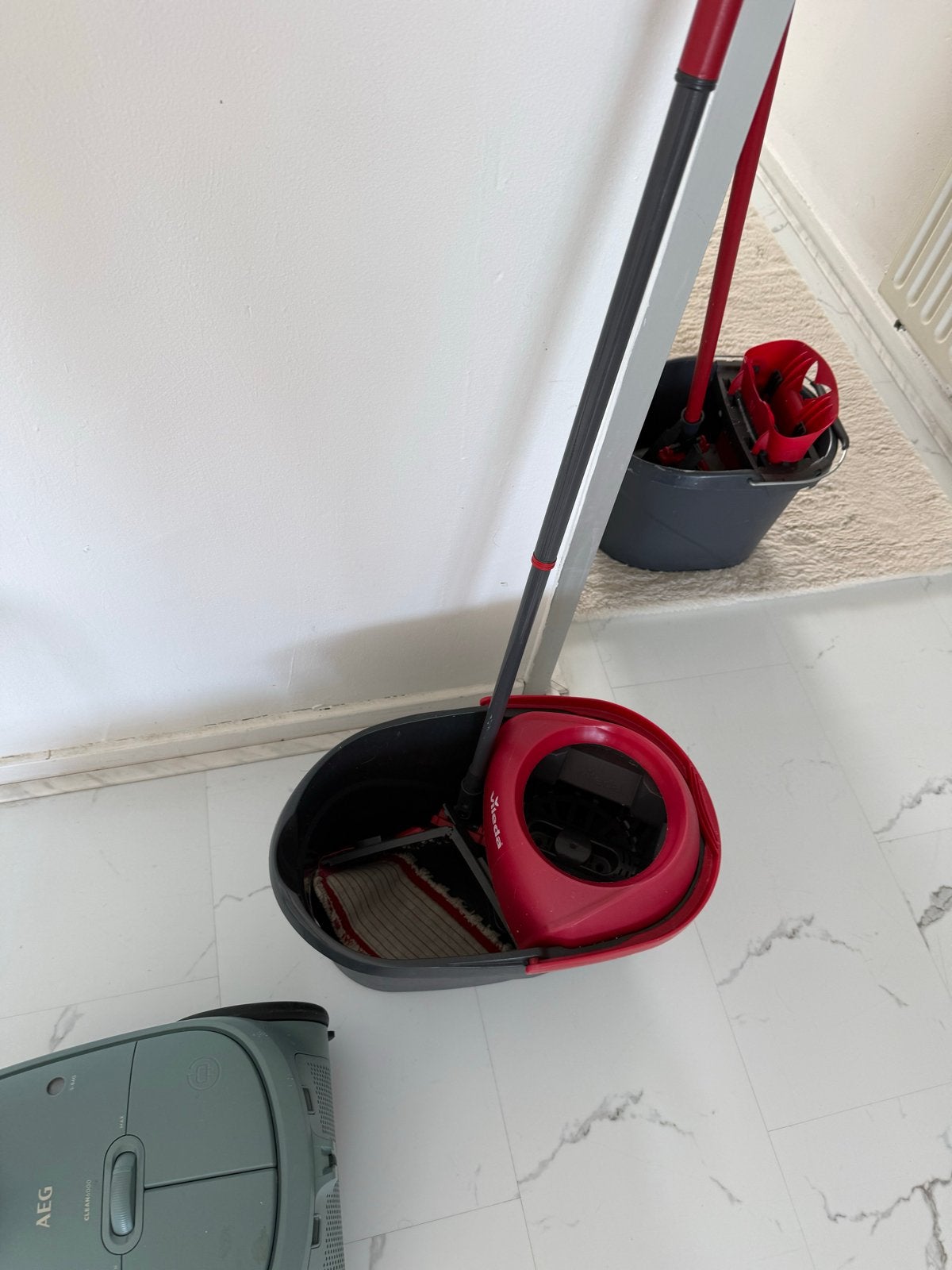 Vileda EasyWring & Clean Dweilsysteem met emmer, Ophalen, Dweilemmer, -bak, of -wagen