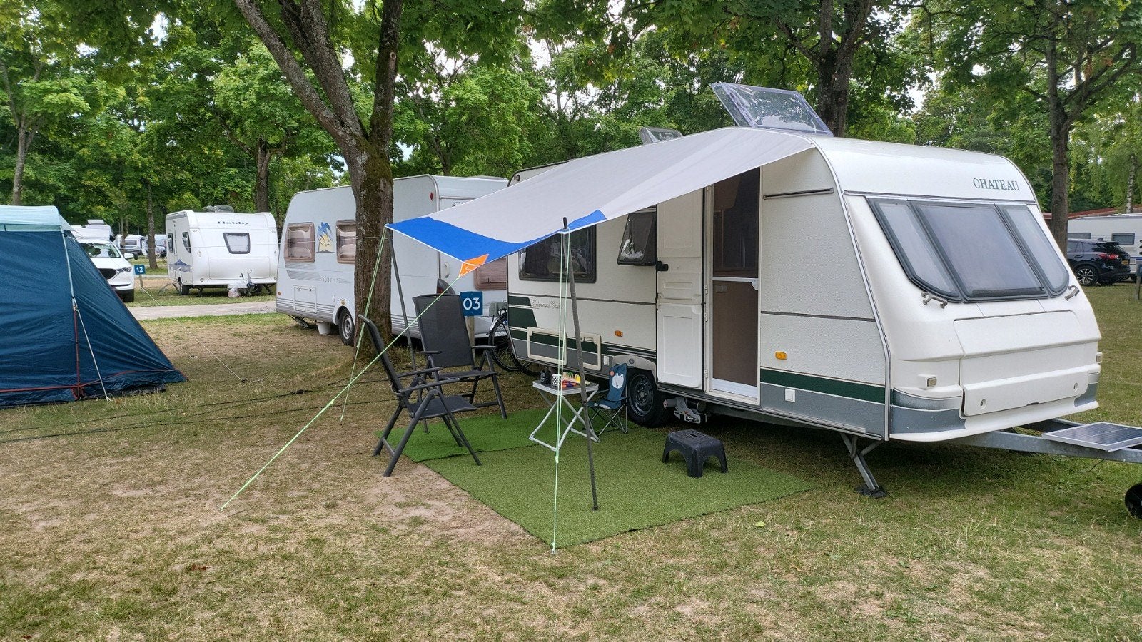 Isabella Shadow luifel 300cm, Caravans en Kamperen, Ophalen, Zo goed als nieuw